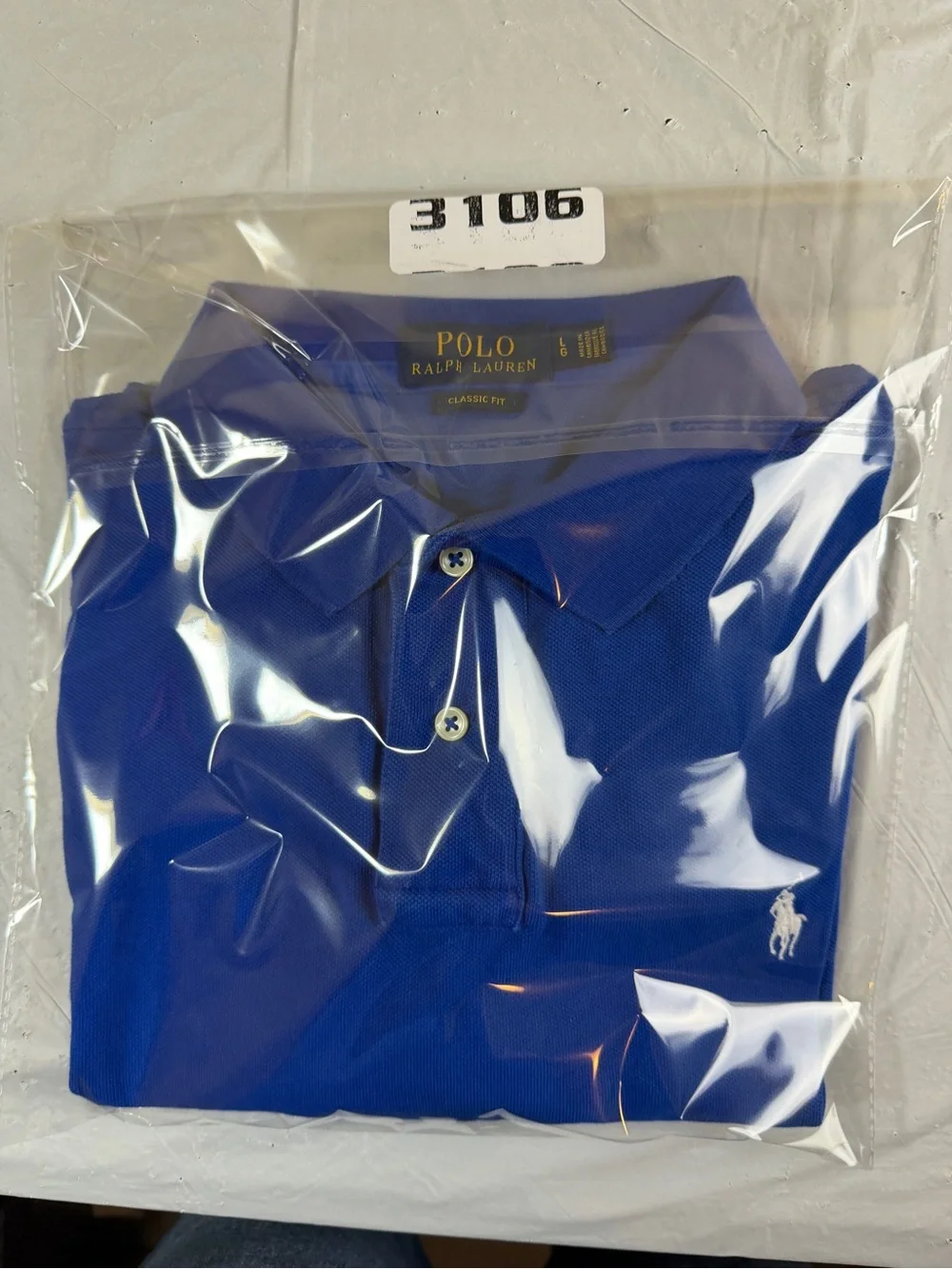 Ralph Lauren Polo Shirt in Royal Blue with White Pony
